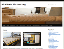 Tablet Screenshot of mickmartinwoodworking.com